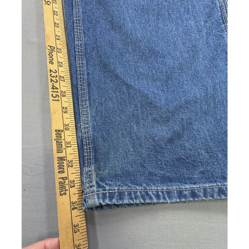 Carhartt FR Flame Resistant Denim Dungaree Work Pants Mens 38x36 Tall - Picture 6 of 14